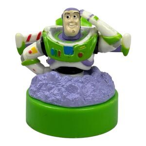 DISNEY PIXAR TOY STORY BUZZ LIGHTYEAR PLASTIC 2.1"" MINI BUST 2003